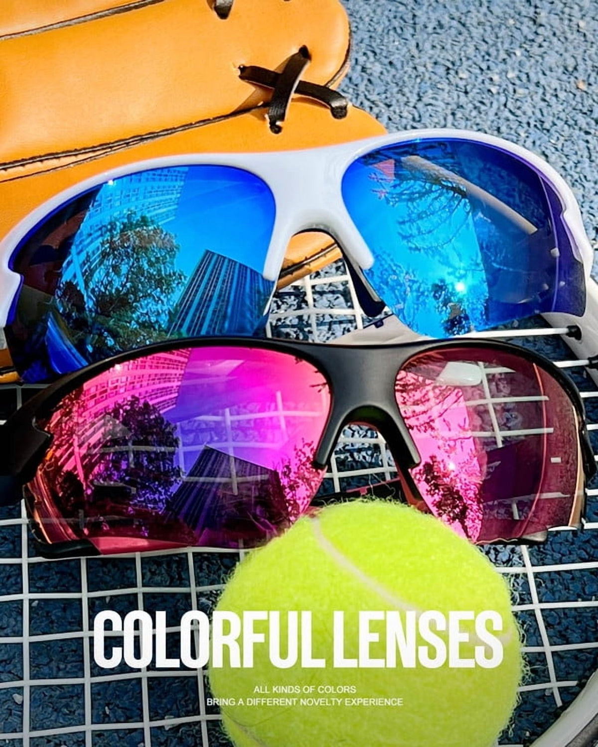 KALIYADI Sports Sunglasses for Men,Polarized Sun Glasses Baseball Softball with UV400 Protection WMKAS61-1-3-5