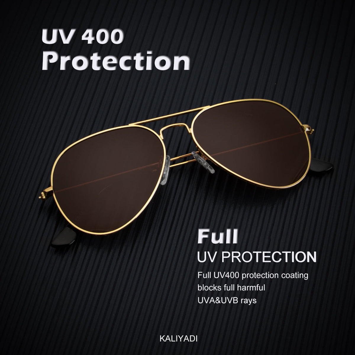 KALIYADI Sunglasses for Men Women Aviator Sun Glasses Polarized Lens UV400 Blocking-3 Pack WMS24-1-2-5
