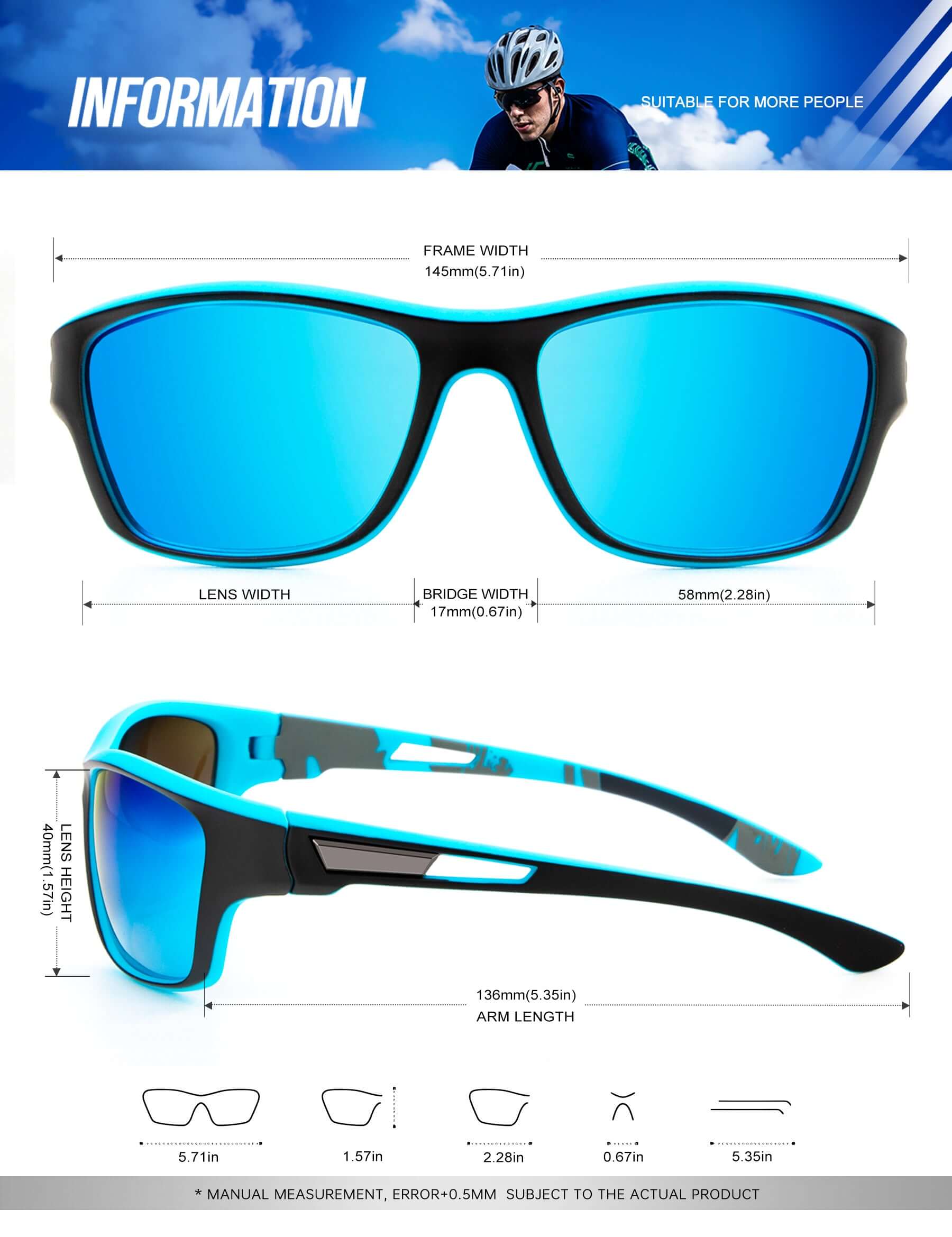 Sports Sunglasses S63-2-3-5
