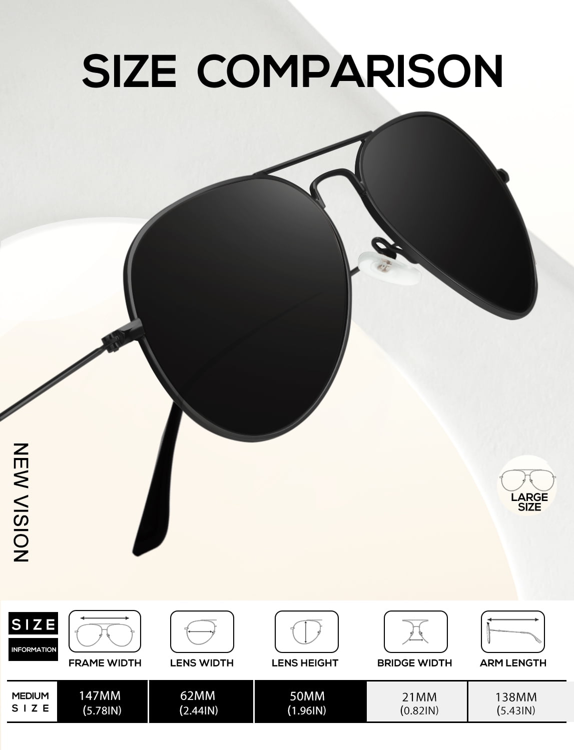 KALIYADI Sunglasses for Men Women Aviator Sun Glasses Polarized Lens UV400 Blocking-3 Pack WMS24-1L-10L-11L