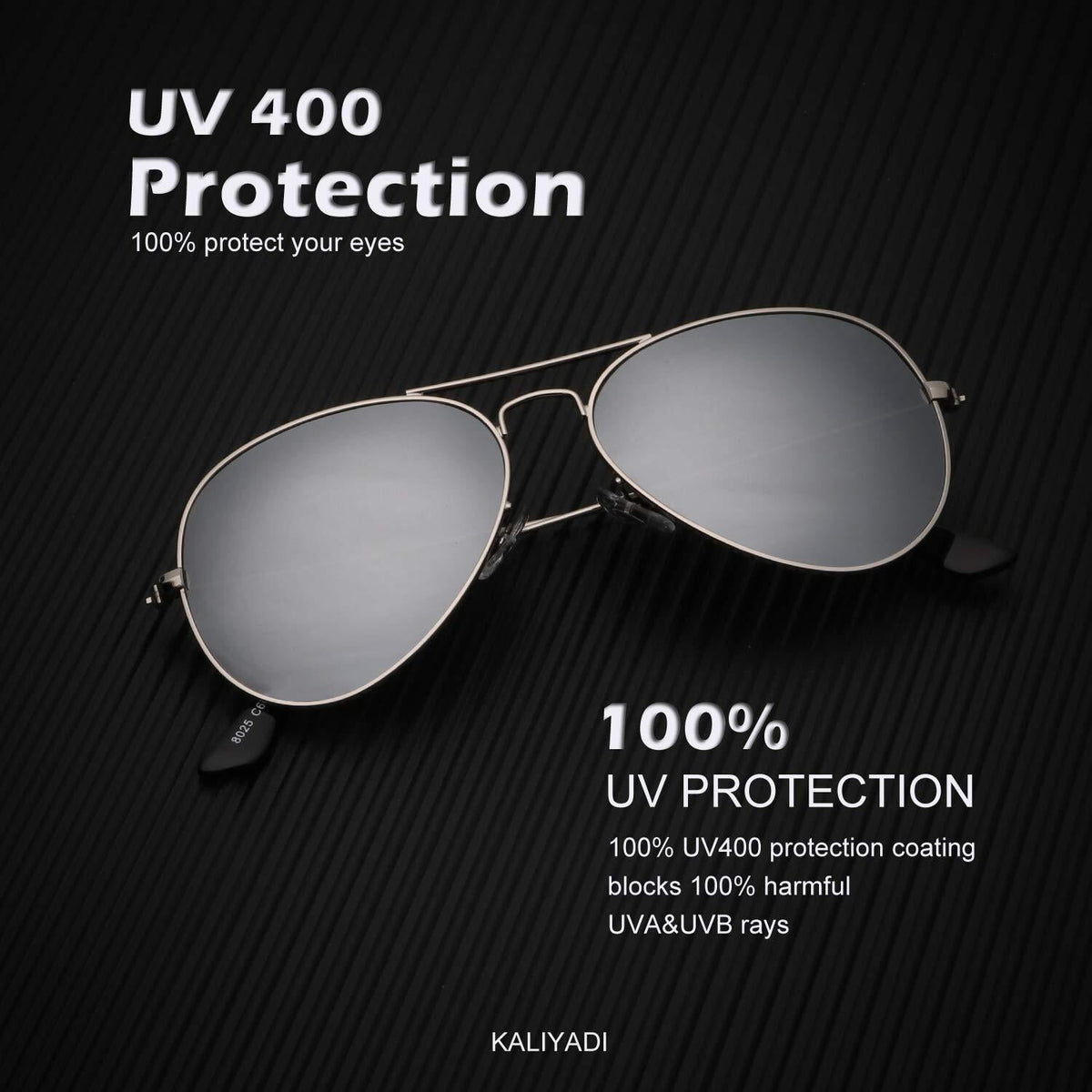 KALIYADI Sunglasses for Men Women Aviator Sun Glasses Polarized Lens UV400 Blocking-3 Pack WMS24-1-3-6