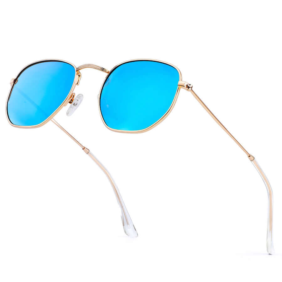 Metal Frame Hexagon Sunglasses S41-6