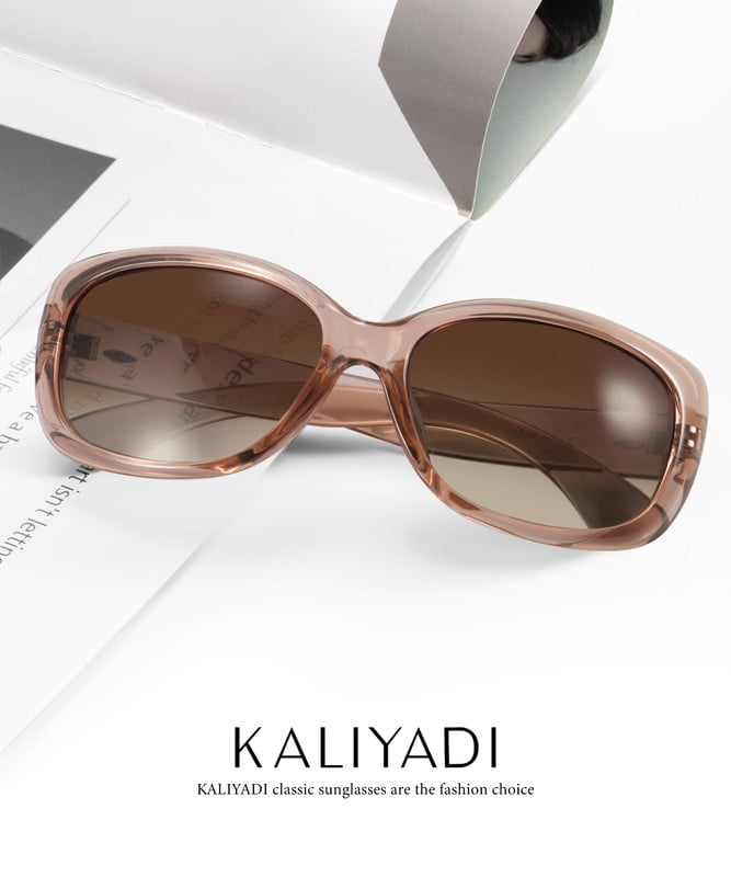 KALIYADI Women Sunglasses Polarized Sunglasses Trendy Retro Sun Glasses with UV Protection for Travel Driving 3 Pack WMKAS20-1-2-4