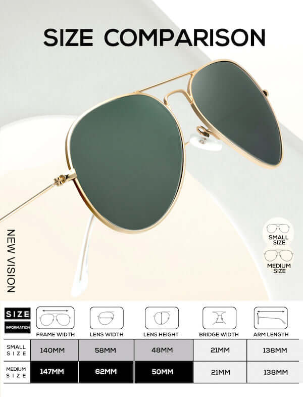 Classic Aviator Sunglasses S24-2-5