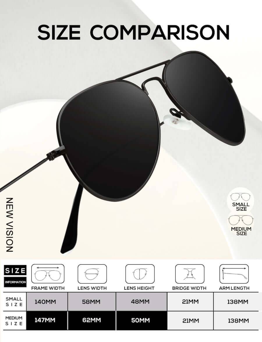 Classic Aviator Sunglasses S24-1-5