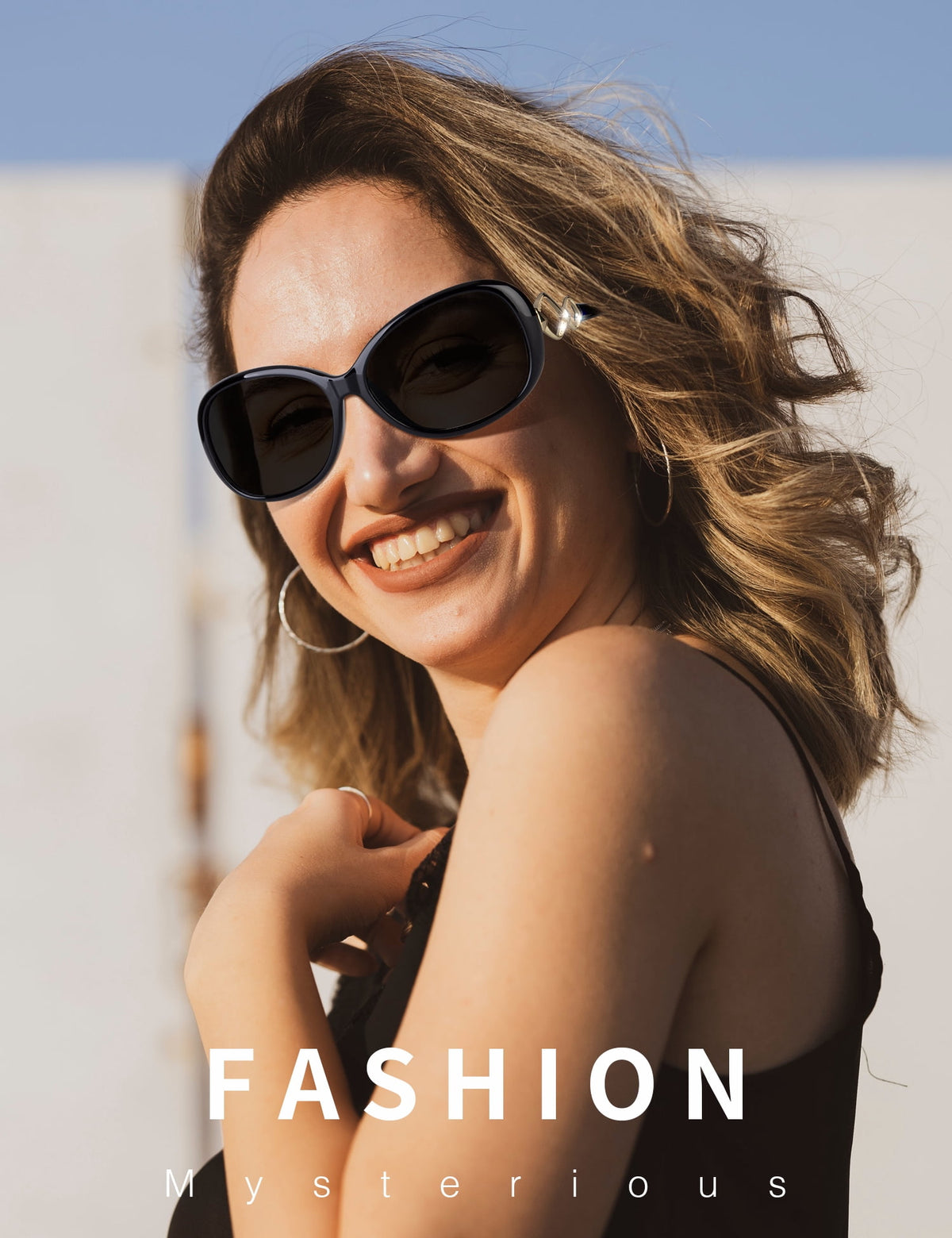 KALIYADI Women's Oversized Sunglasses Butterfly Vintage Polarized Sun Glasses with UV Protection for Women£¨2 Packs) WMKAS3703-1-2