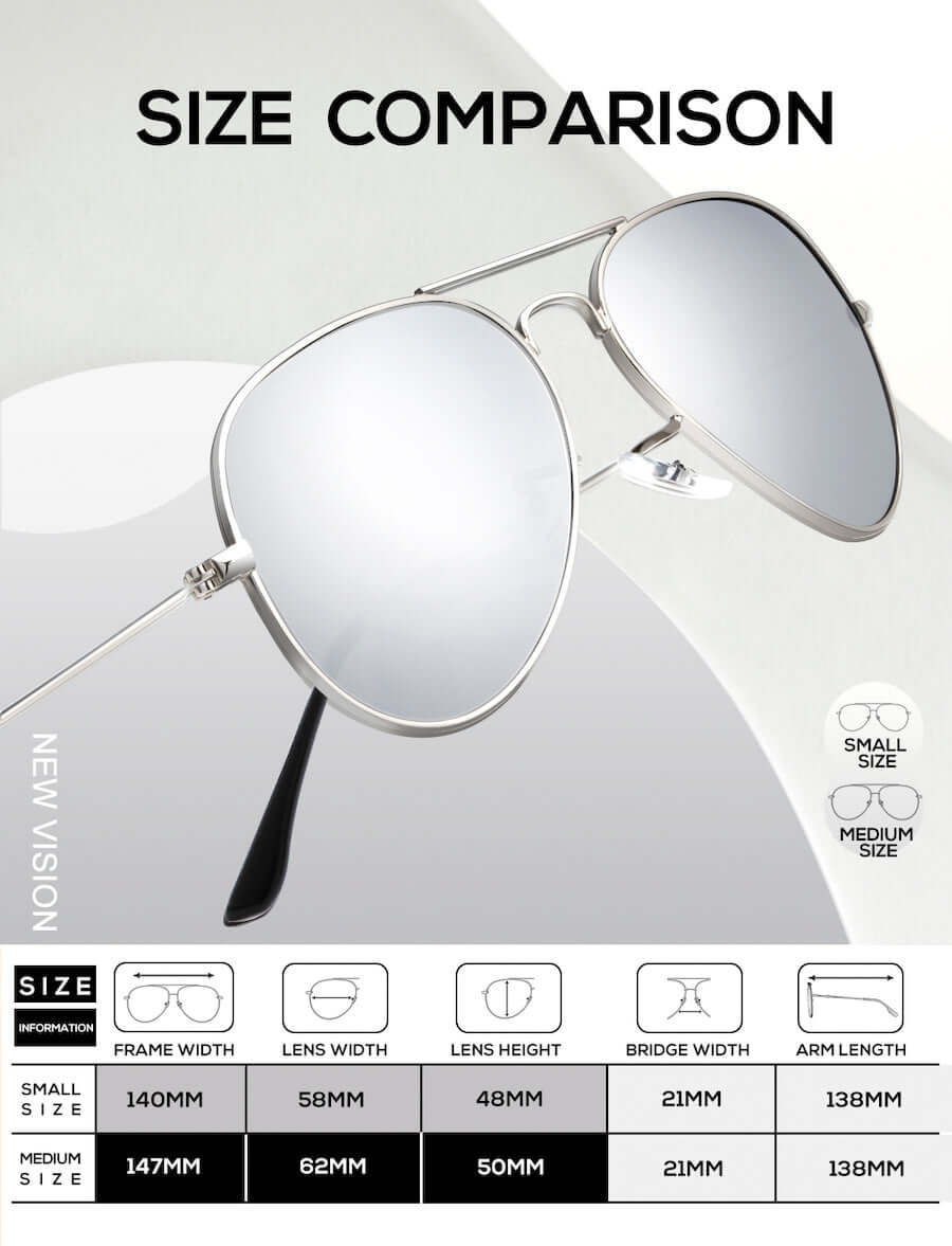 Classic Aviator Sunglasses S24-1-6