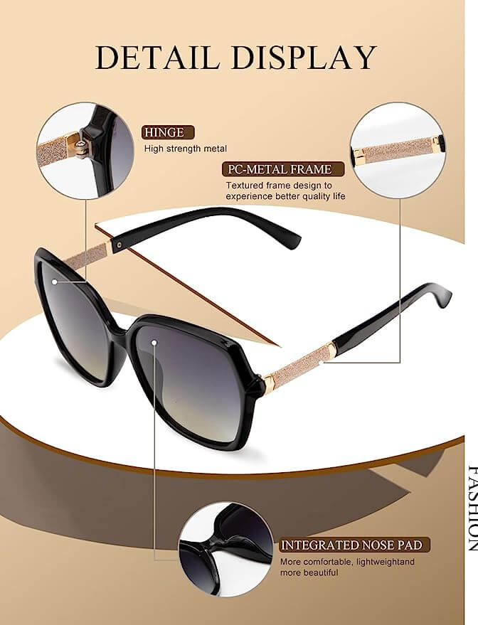 Metal Hinged Sunglasses S37-1