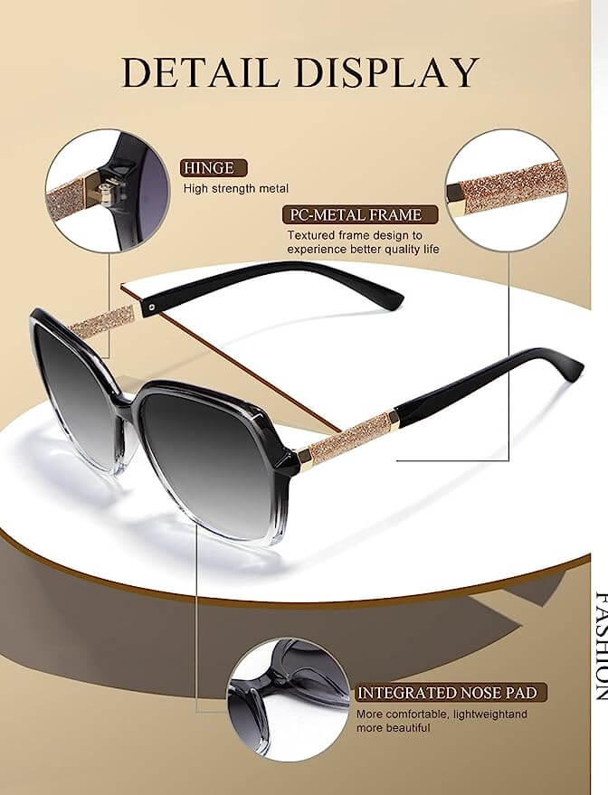 Metal Hinged Sunglasses S37-5