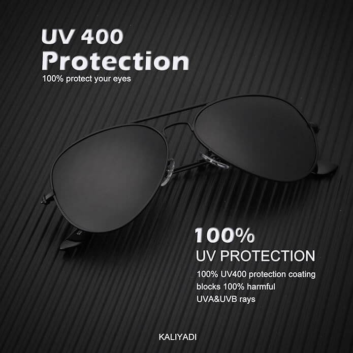 Black Frame Black Lens UV 400 Protection