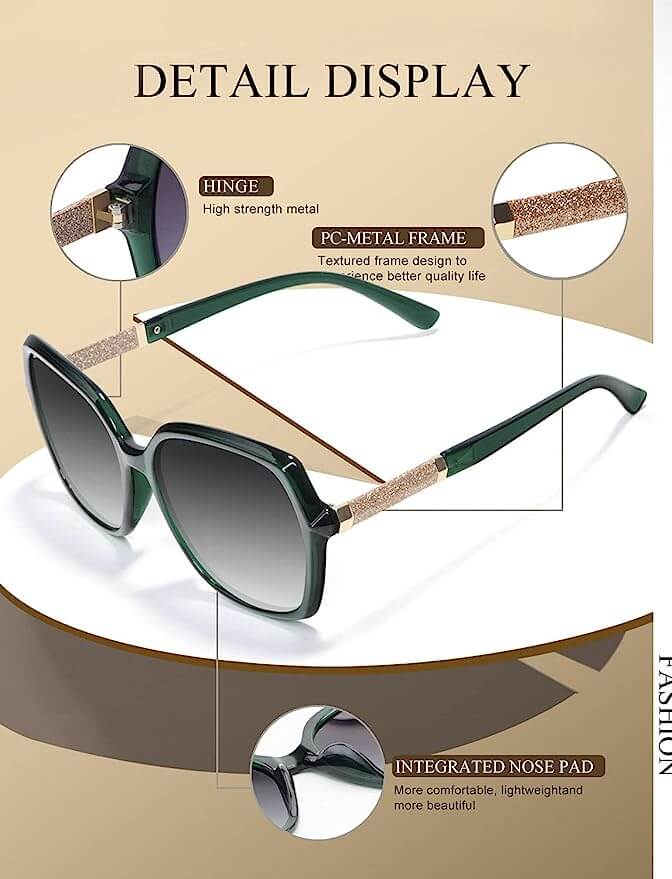 Metal Hinged Sunglasses S37-4