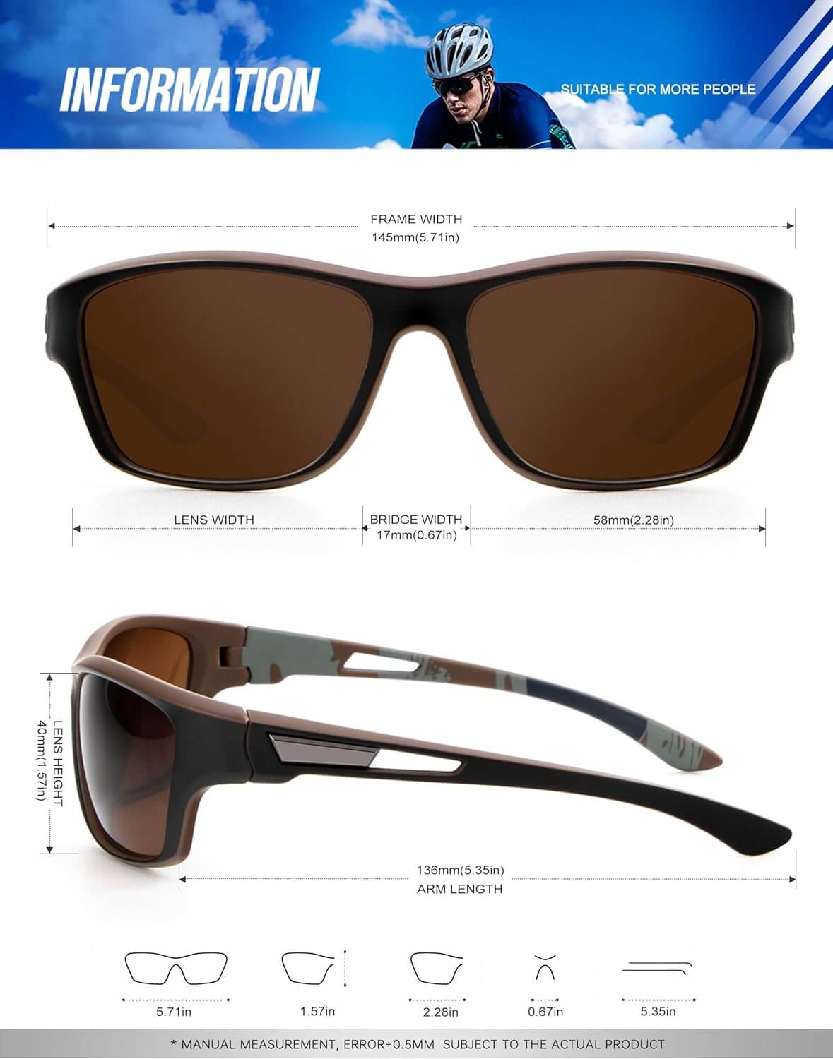 Sports Sunglasses (3 Pack) S63