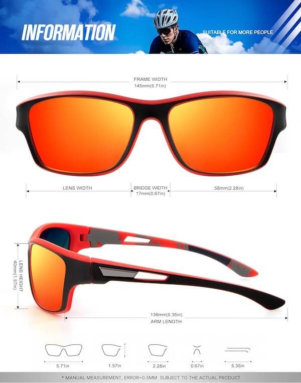 Sports Sunglasses S63-4-5-6