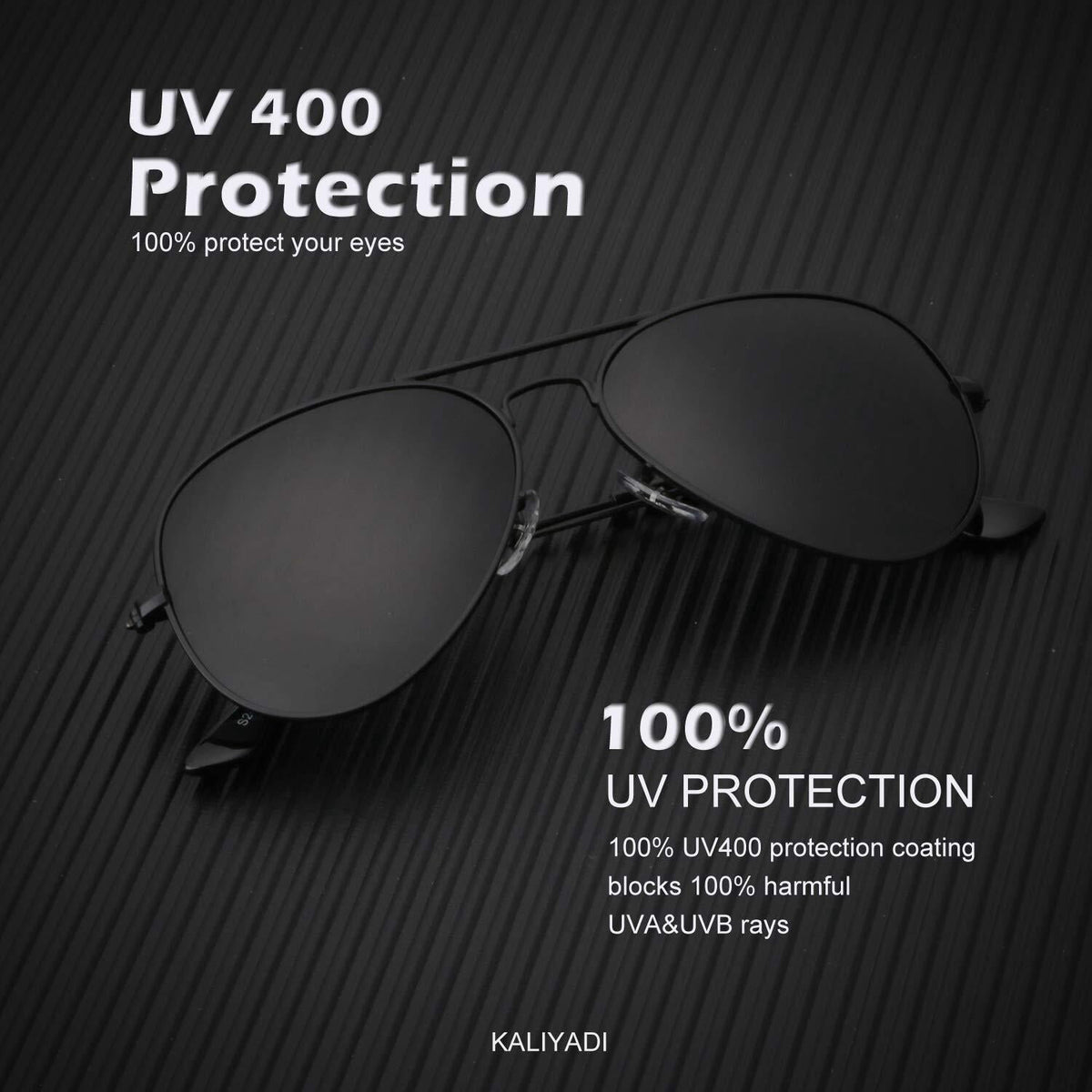 KALIYADI Sunglasses for Men Women Aviator Sun Glasses Polarized Lens UV400 Blocking-3 Pack WMS24-1L-3L-4L