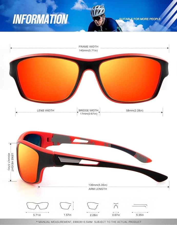 Sports Sunglasses (3 Pack) S63