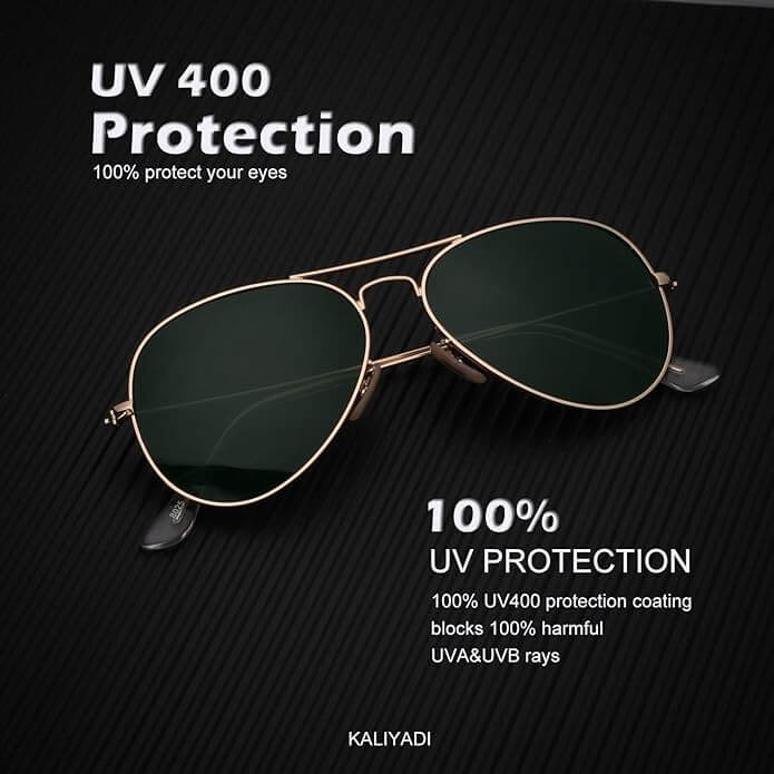 Gold Frame G15 Lens UV 400 Protection