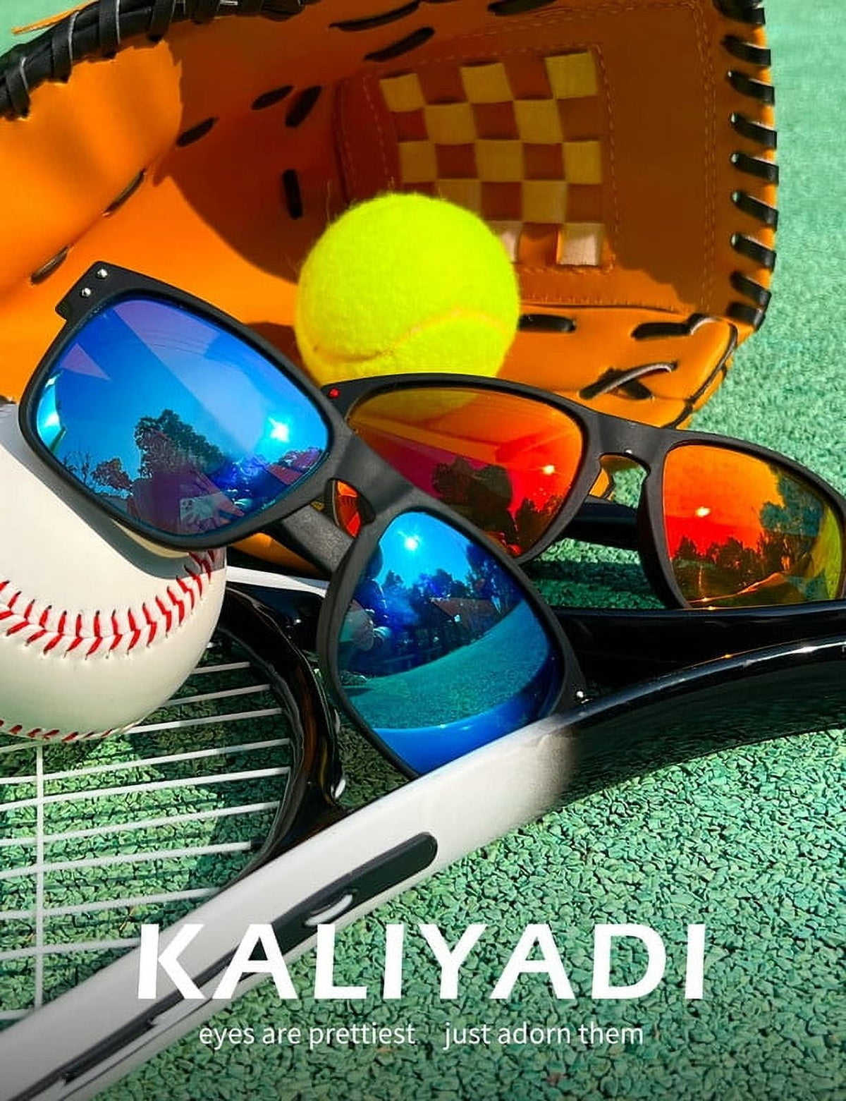 KALIYADI Polarized Sunglasses for Men Vintage Style Sun Glasses for Fishing Running Driving with UV Protection WMKAS66-6-9-12