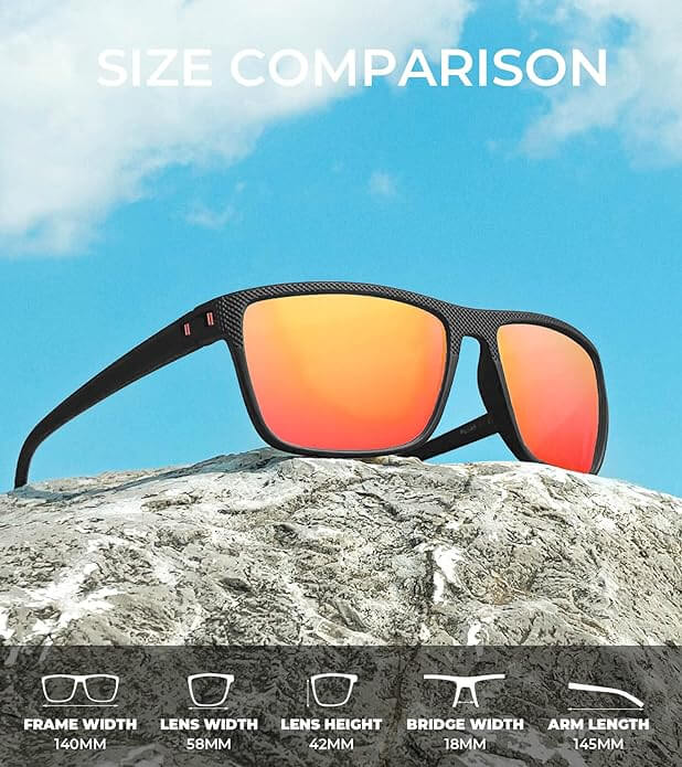 Classic Rectangle Sunglasses S45 (3 Pack)