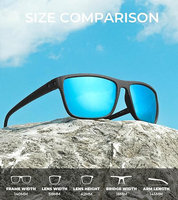 Classic Rectangle Sunglasses S45-1-3-10