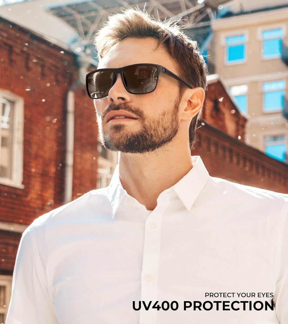KALIYADI Polarized Sunglasses for Men,Lightweight Night Vision Glasses for Driving Fishing Golf WMKAS45-1-10-31