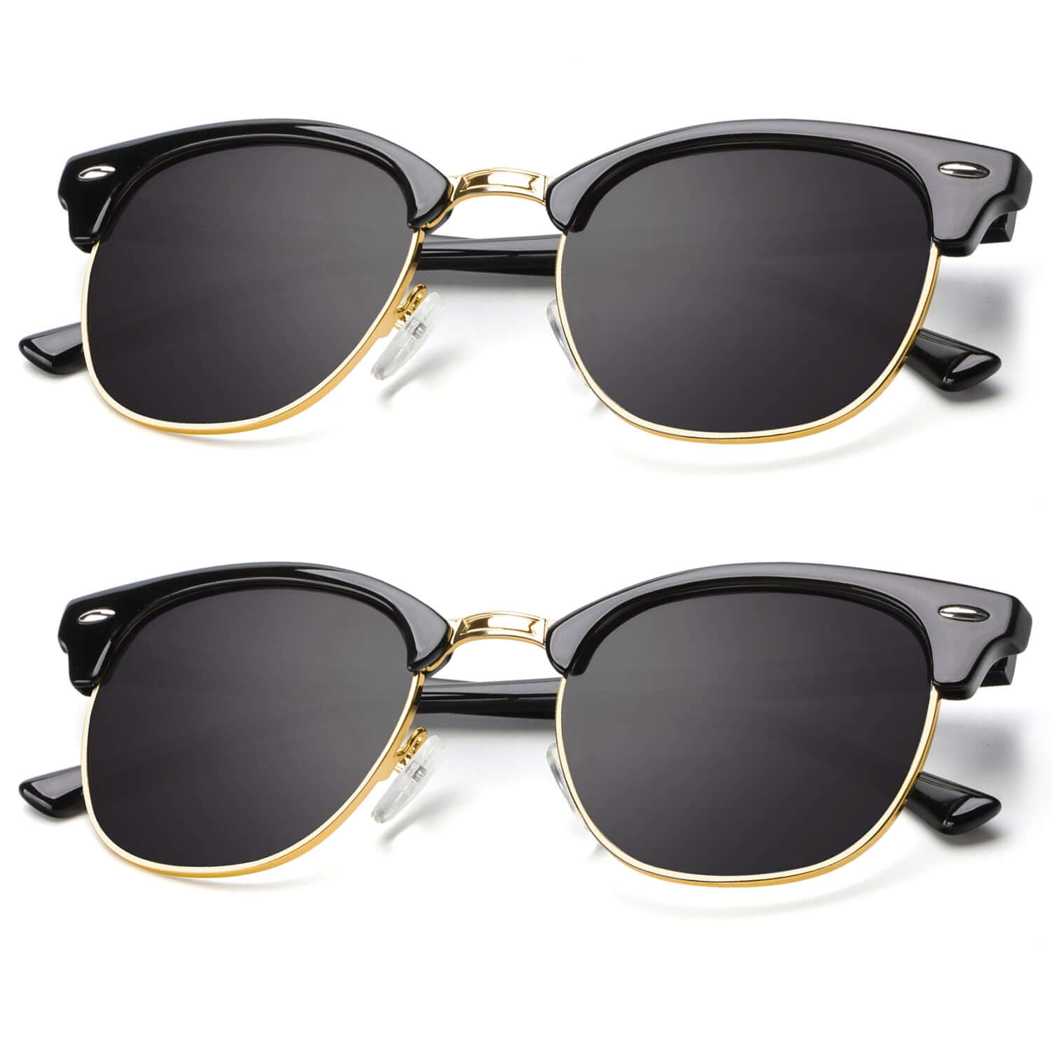 Semi-Rimless Frame Sunglasses S23-1-1