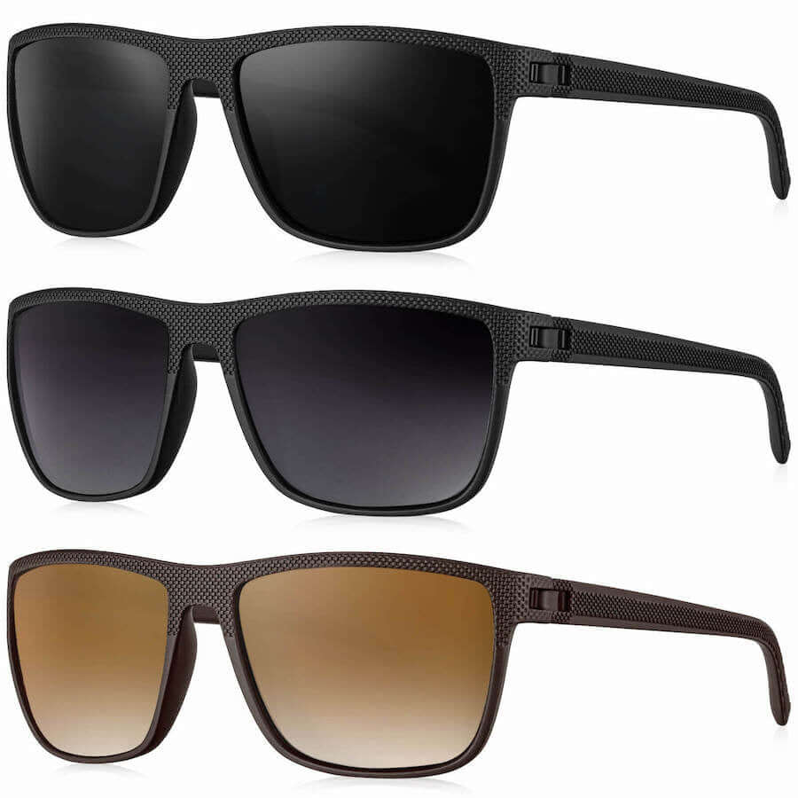 Classic Rectangle Sunglasses S45-1-11-12