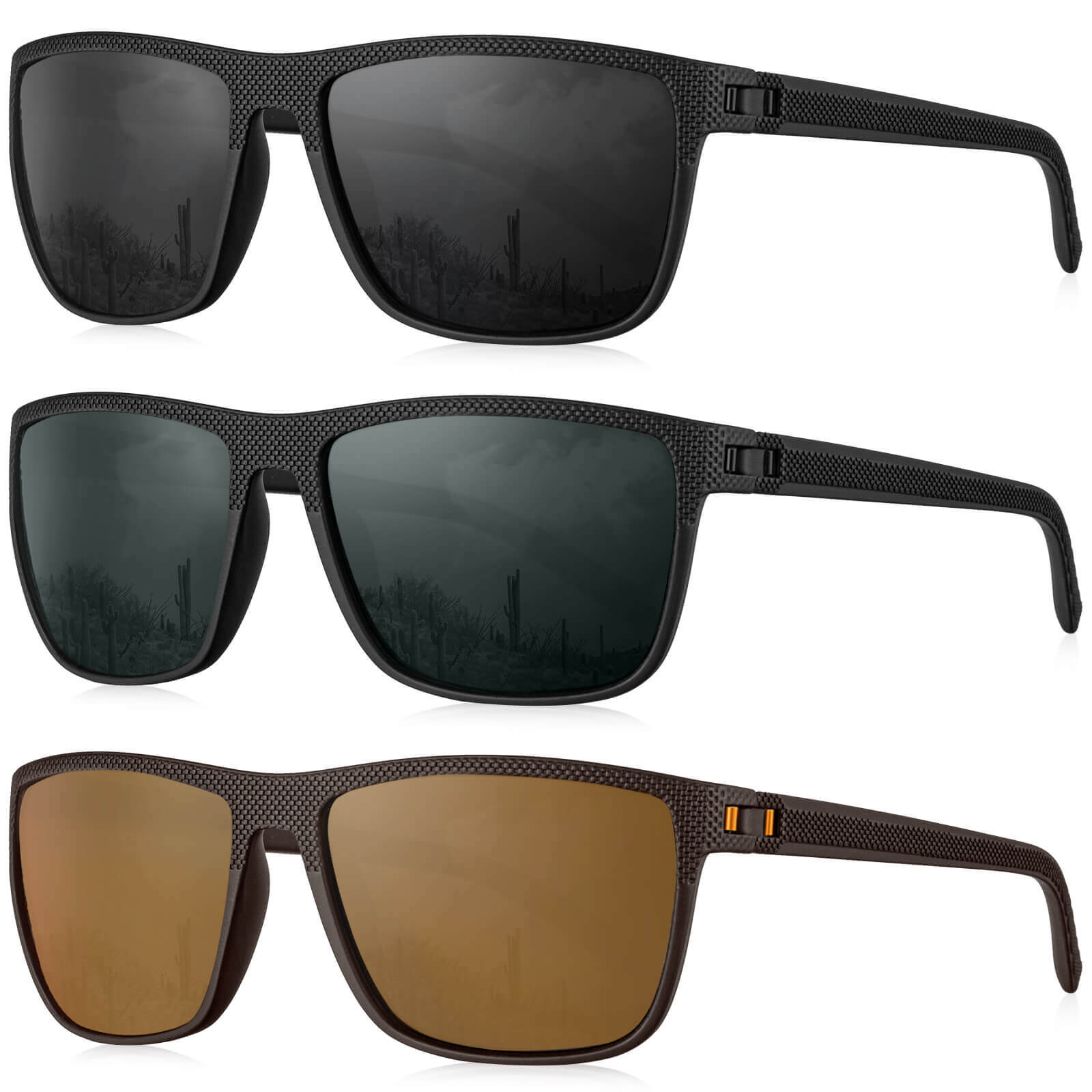 Classic Rectangle Sunglasses S45-1-2-10