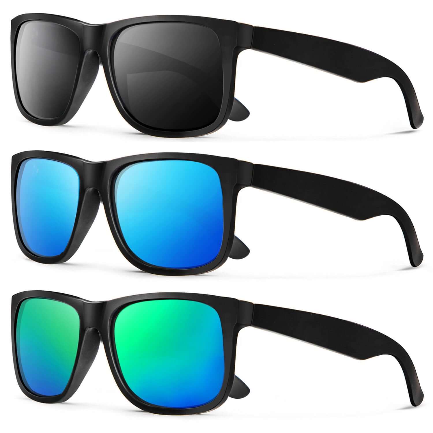 Classic Rectangle Sunglasses S65-1-2-3