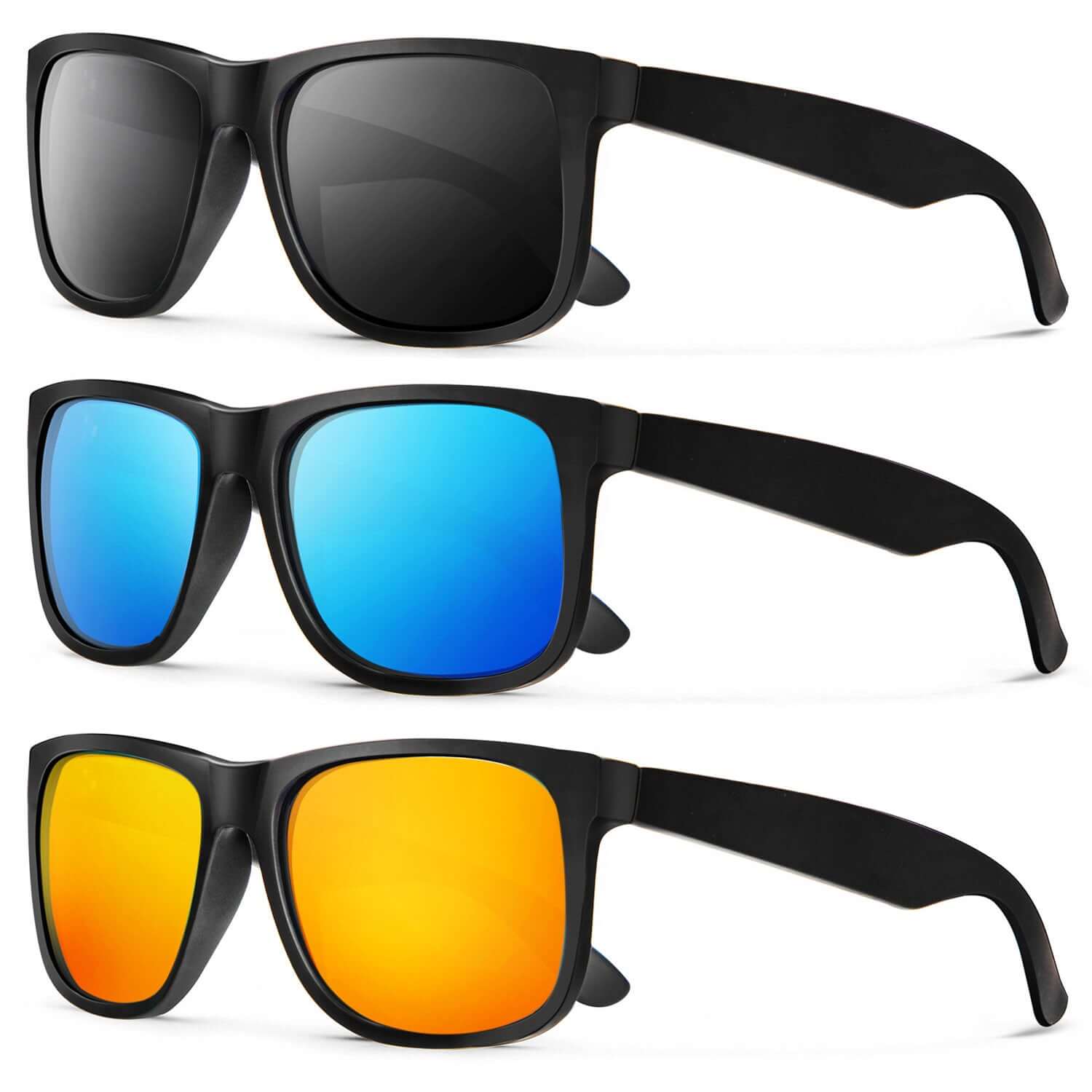 Classic Rectangle Sunglasses S65-1-2-4