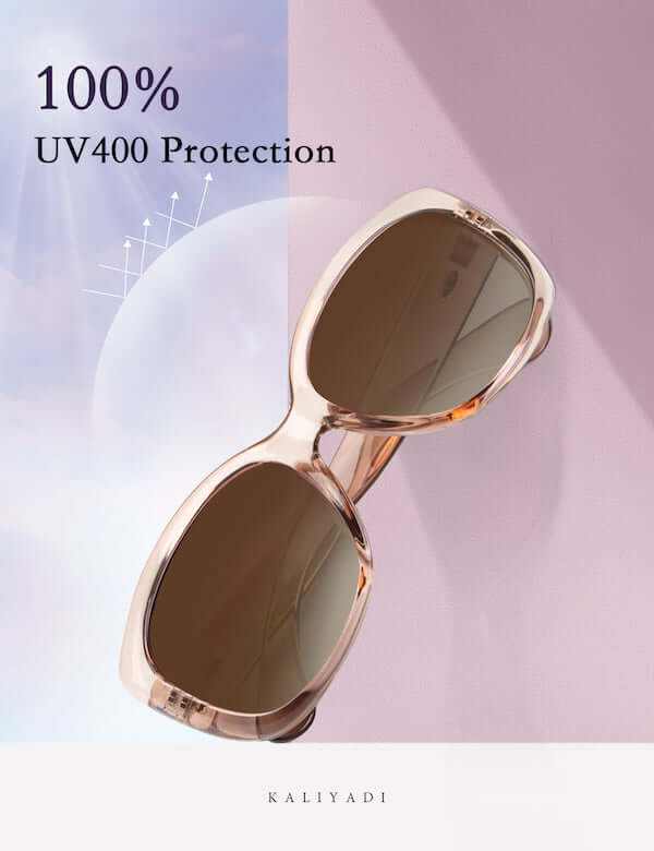 Graceful Square Polarized Sunglasses UV 400 protection