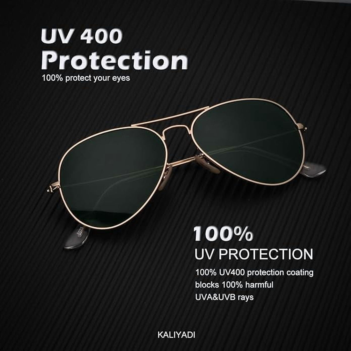 KALIYADI Sunglasses for Men Women Aviator Sun Glasses Polarized Lens UV400 Blocking-3 Pack WMKAS24-2-3-5