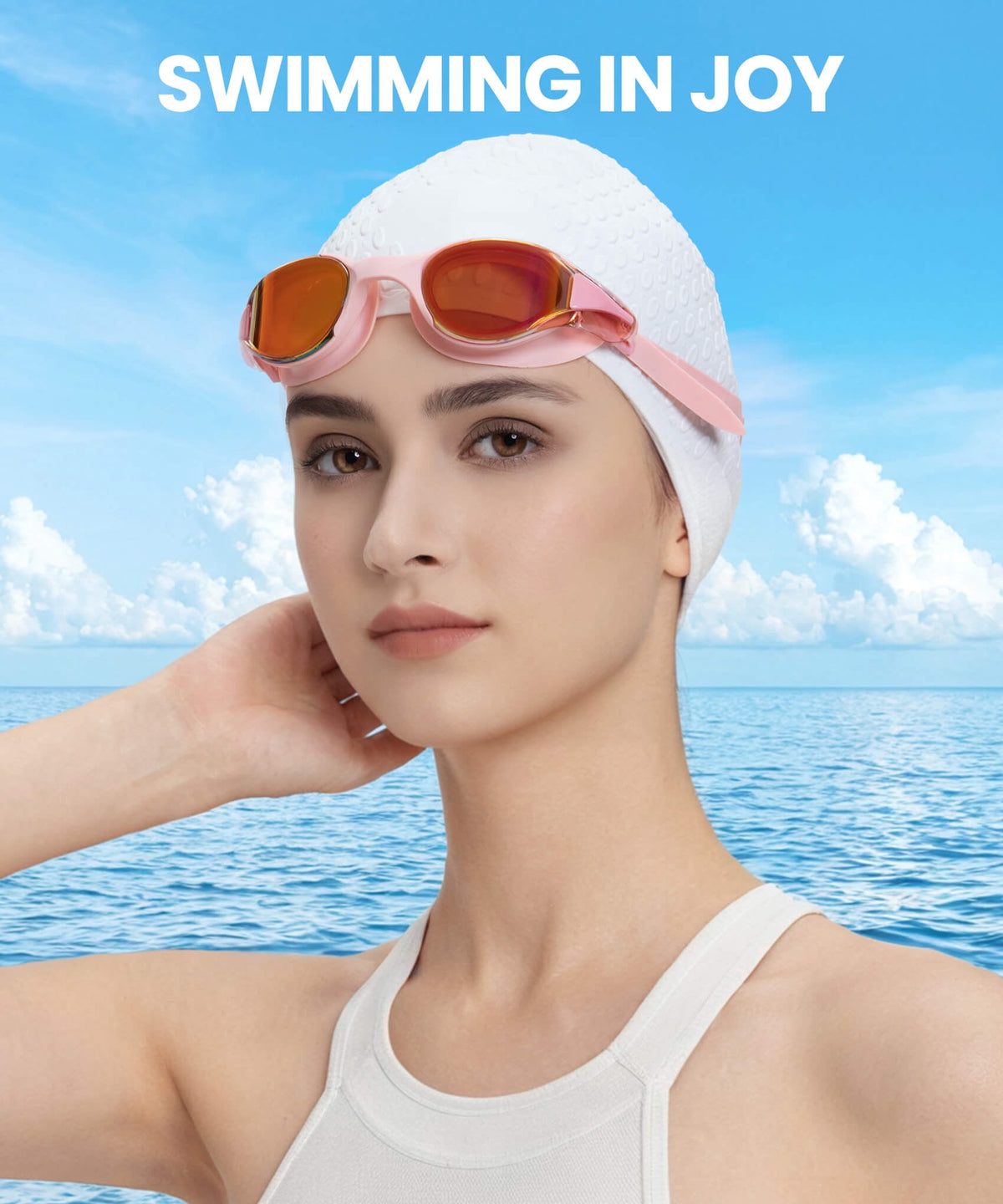 Adult Swim Goggles,3 Pack Swimming Goggles for Swimming,Goggles Swimming for Women and Men,Anti Fog Swim Goggles WMKAY02-2-9-10
