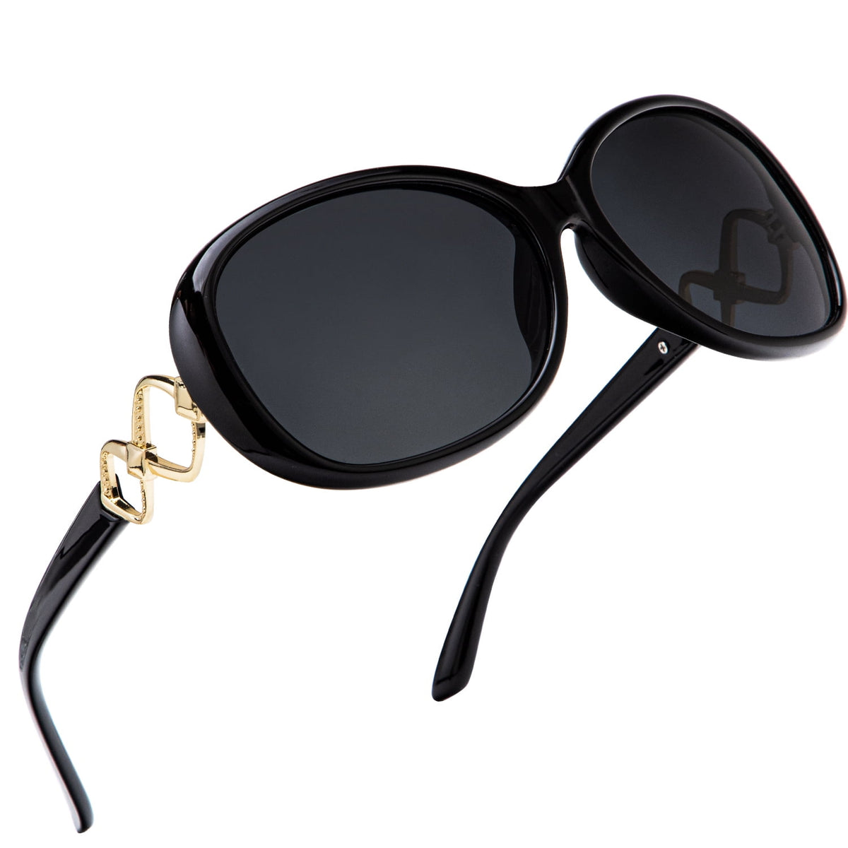 KALIYADI Polarized Sunglasses for Women,Oversized Sun Glasses UV Blocking(2 Packs) WMKAS3703-1-3