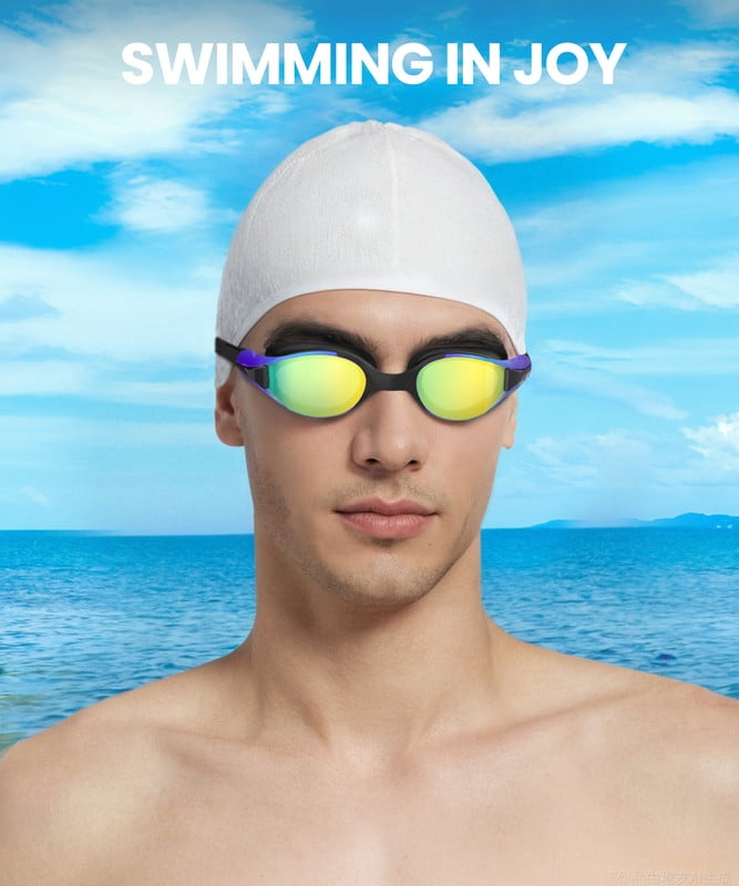Adult Swim Goggles,3 Pack Swimming Goggles for Swimming,Goggles Swimming for Woman and Men,Anti Fog Swim Goggles WMKAY02-1-2-7