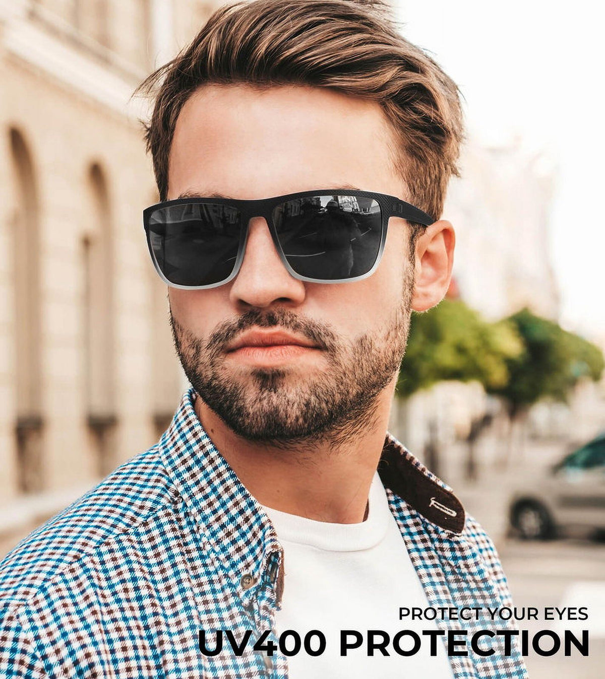 KALIYADI Polarized Sunglasses Men,Lightweight Mens Sunglasses Polarized UV Protection Driving Fishing Golf WMKAS45-37-38-40