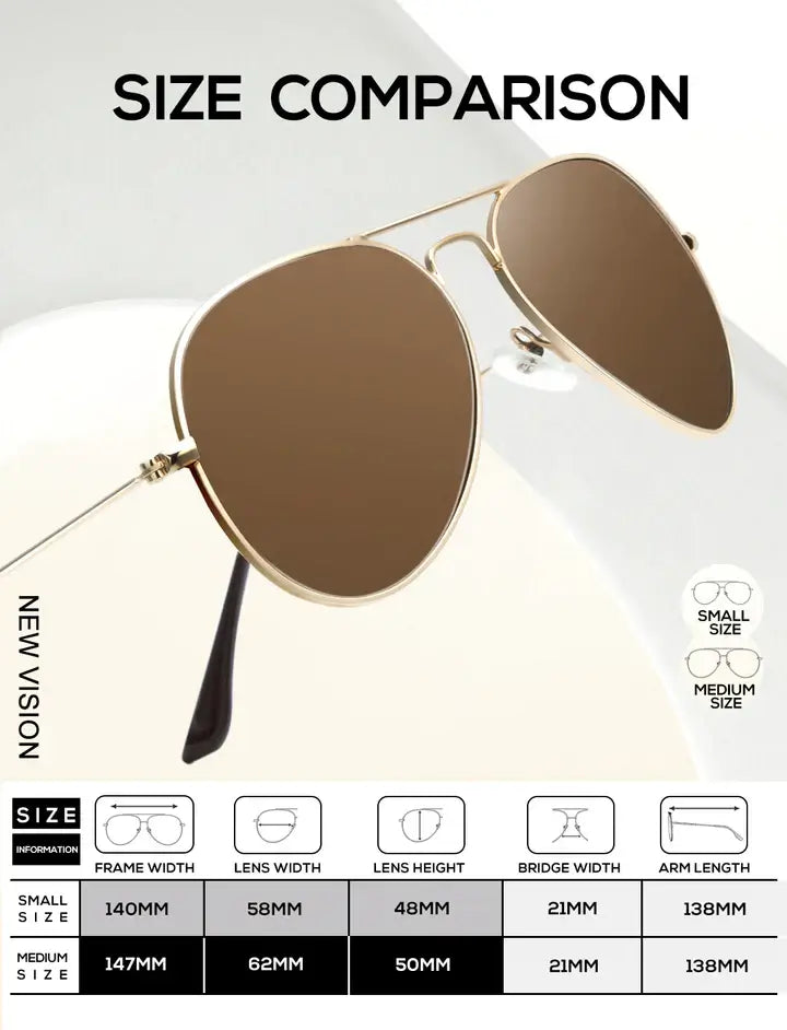 Classic Aviator Sunglasses S24-5