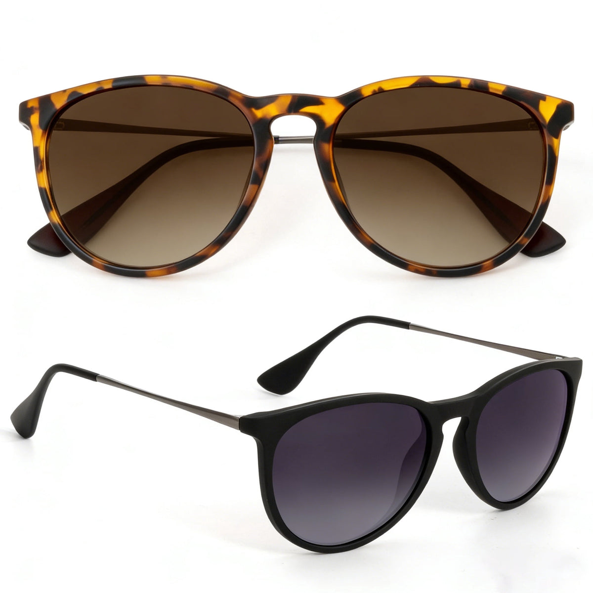 KALIYADI Cat Sunglasses Women Retro Polarized Sun Glasses with UV Protection for Women(S28)